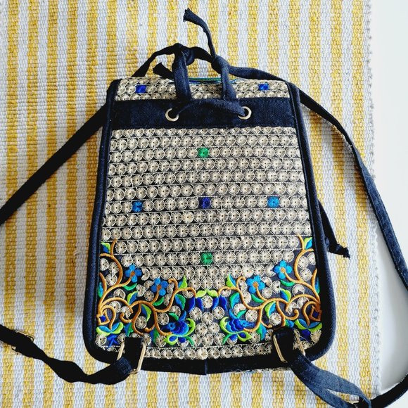 Handmade Backpack Purse - Picture 4 of 7